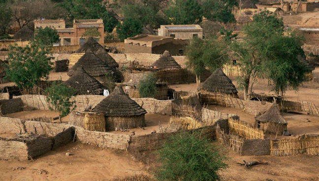 Village in Darfur today