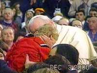 The Pope Caresses Grace