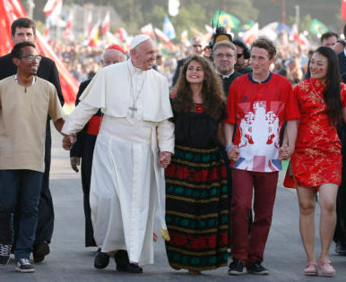 Pope Francis with Youth