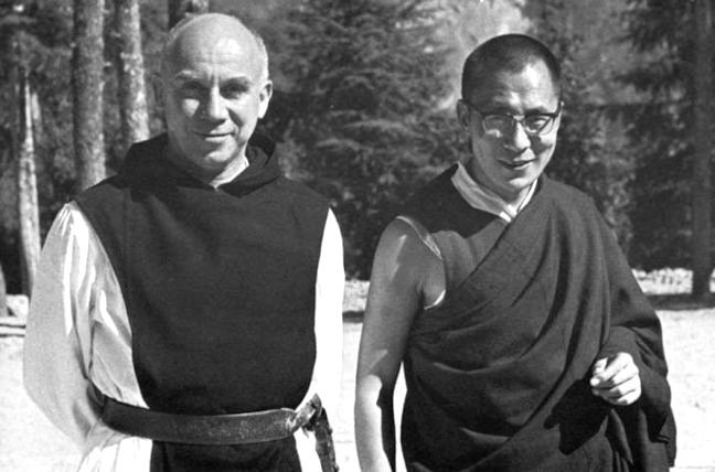 Thomas Merton with Dalai Lama