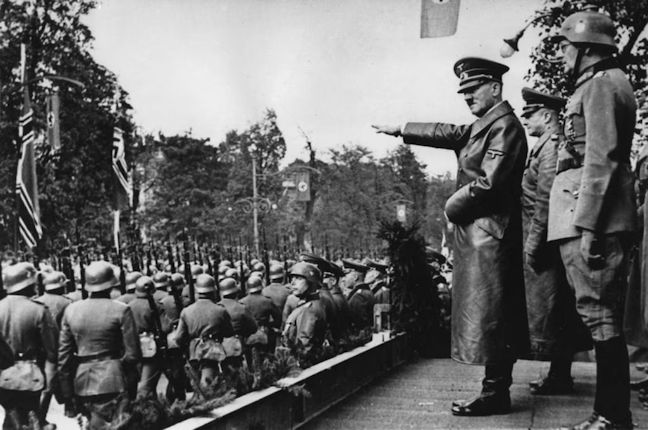 German troops in Warsaw